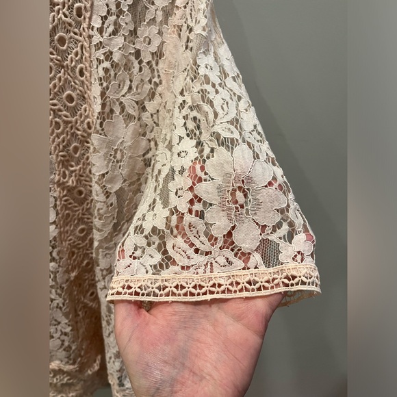 Baby Pink Lace Blouse - Picture 6 of 9